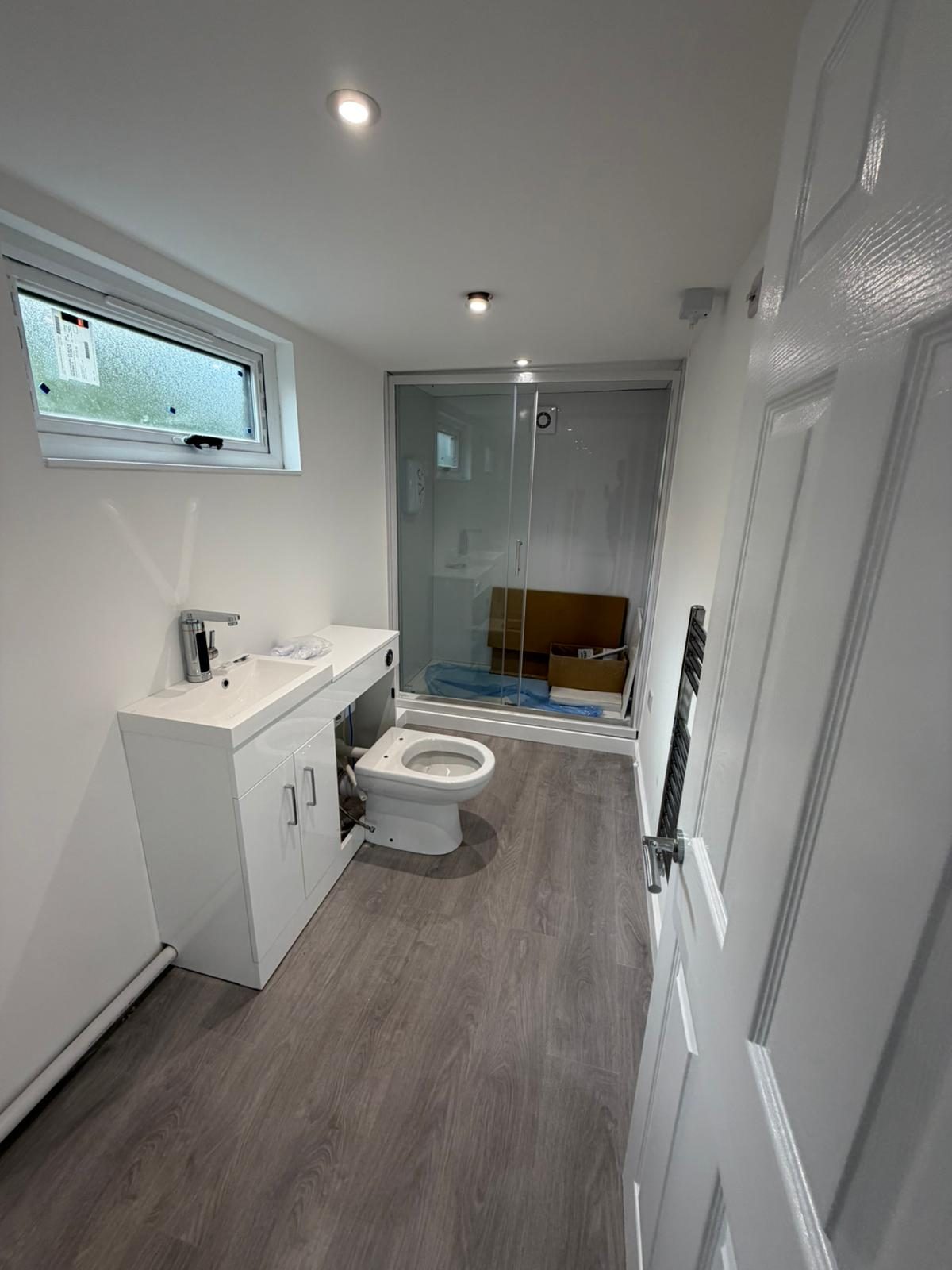 Fitted shower room — JLG Construction Services