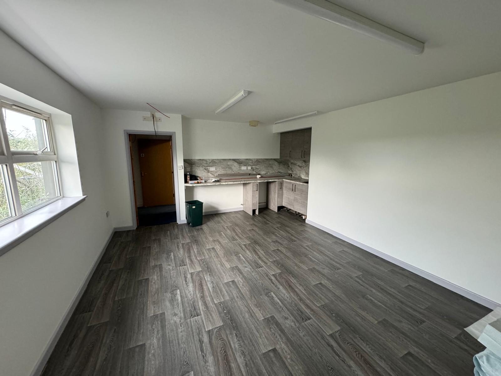 Finished office & kitchen, Stoneman Engineering, JLG Construction Services