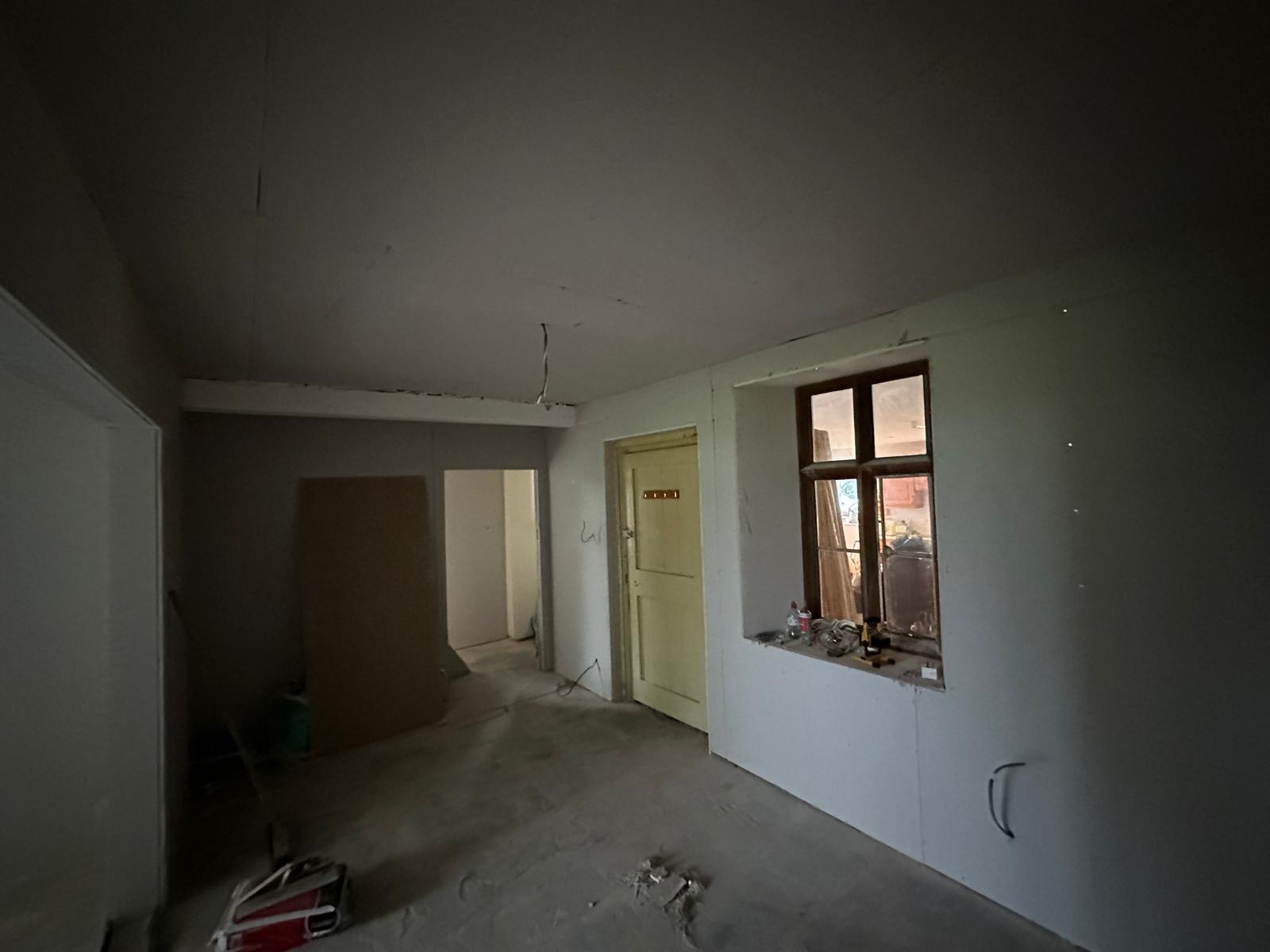 Original door and internal window retained, Stoodleigh Cottage Renovation, JLG Construction Services